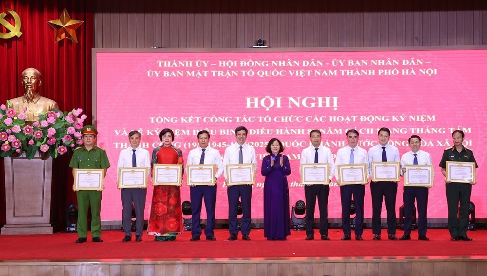 Hà Nội cảm ơn các tập thể, cá nhân dấu ấn tại lễ kỷ niệm 80 năm Quốc khánh 2/9 - Ảnh 4.