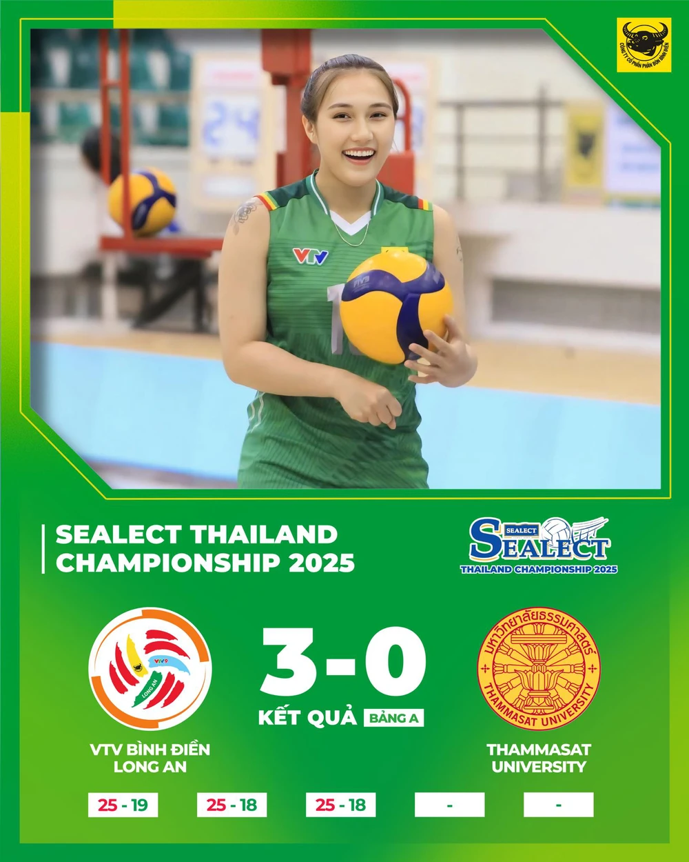 Đàn em Trần Thị Thanh Thúy xuất sắc thắng trận đầu tiên ở giải đấu tại Thái Lan - Ảnh 1.