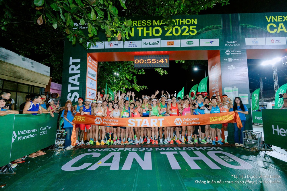 Herbalife Việt Nam đồng với VnExpress Marathon Cần Thơ - Ảnh 1.