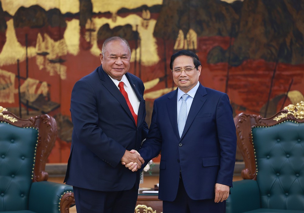 Thủ tướng Phạm Minh Chính tiếp Bộ trưởng Ngoại giao và Hợp tác Timor-Leste - Ảnh 1.