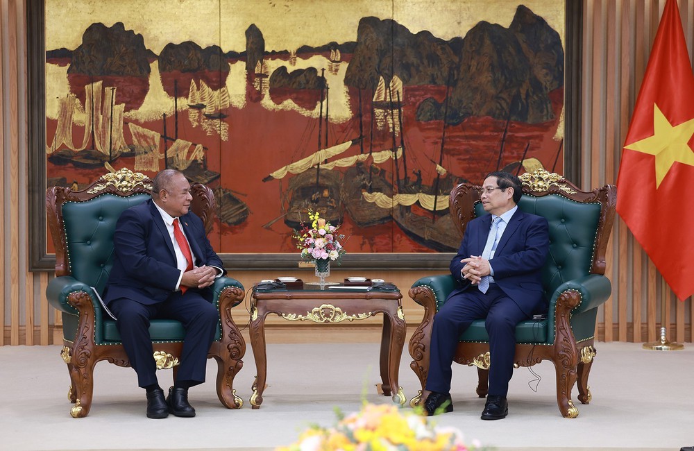 Thủ tướng Phạm Minh Chính tiếp Bộ trưởng Ngoại giao và Hợp tác Timor-Leste - Ảnh 2.