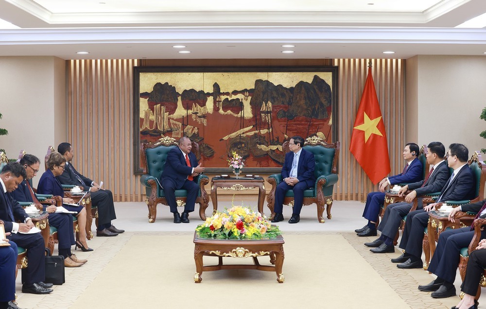 Thủ tướng Phạm Minh Chính tiếp Bộ trưởng Ngoại giao và Hợp tác Timor-Leste - Ảnh 3.