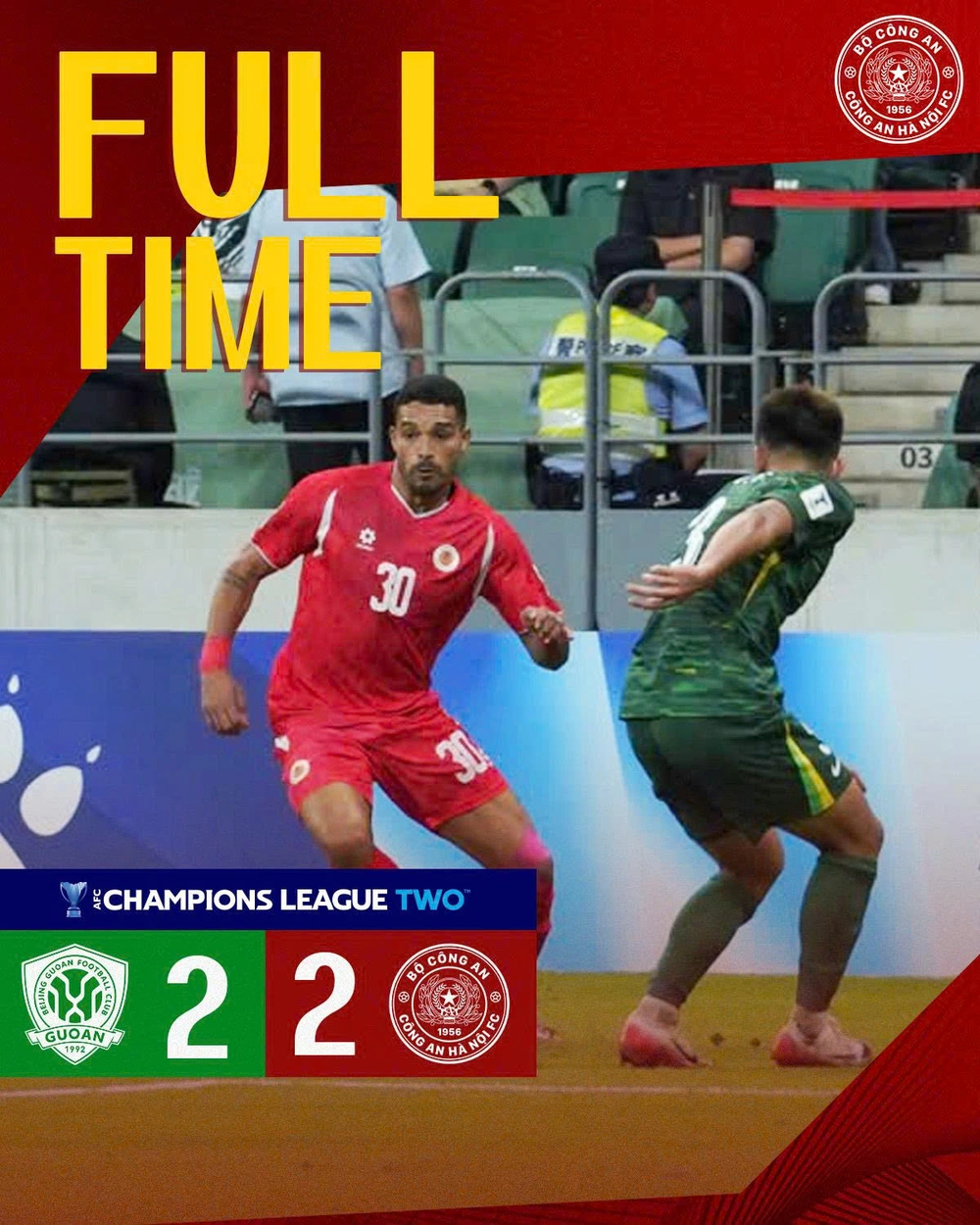 Bảng E AFC Champions League Two, Bắc Kinh Quốc An 2-2 CAHN: Trận hòa đáng tiếc - Ảnh 1.
