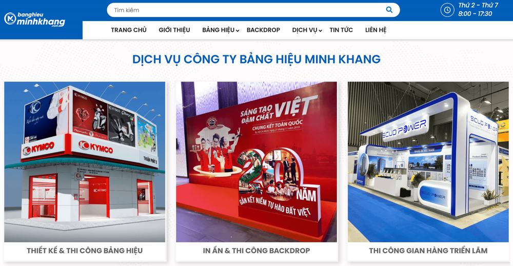 Bảng Hiệu Minh Khang - Đơn vị thi công bảng hiệu uy tín tại Việt Nam - Ảnh 1.