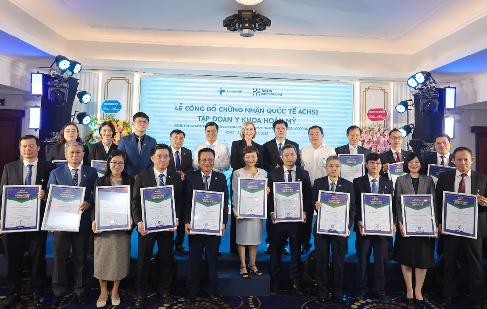 Tập đoàn y khoa Hoàn Mỹ trở thành hệ thống y tế tư nhân đầu tiên tại Việt Nam đạt chứng nhận quốc tế ACHSI trên toàn hệ thống - Ảnh 1.