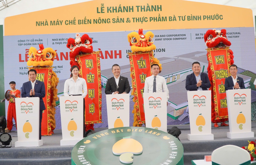 Khánh thành Nhà máy Chế biến Nông sản và Thực phẩm Bà Tư Bình Phước tại xã Đồng Tâm, tỉnh Đồng Nai - Ảnh 2.