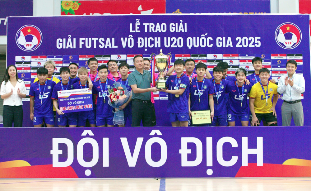 Thái Sơn Bắc khẳng định vị thế số 1 futsal Việt Nam sau chức vô địch U20 quốc gia 2025 - Ảnh 3.