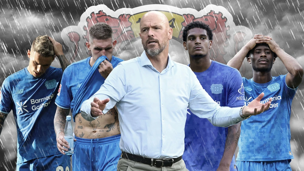 Ten Hag bị Leverkusen sa thải sớm: 62 ngày đau khổ của Ten Hag - Ảnh 1.