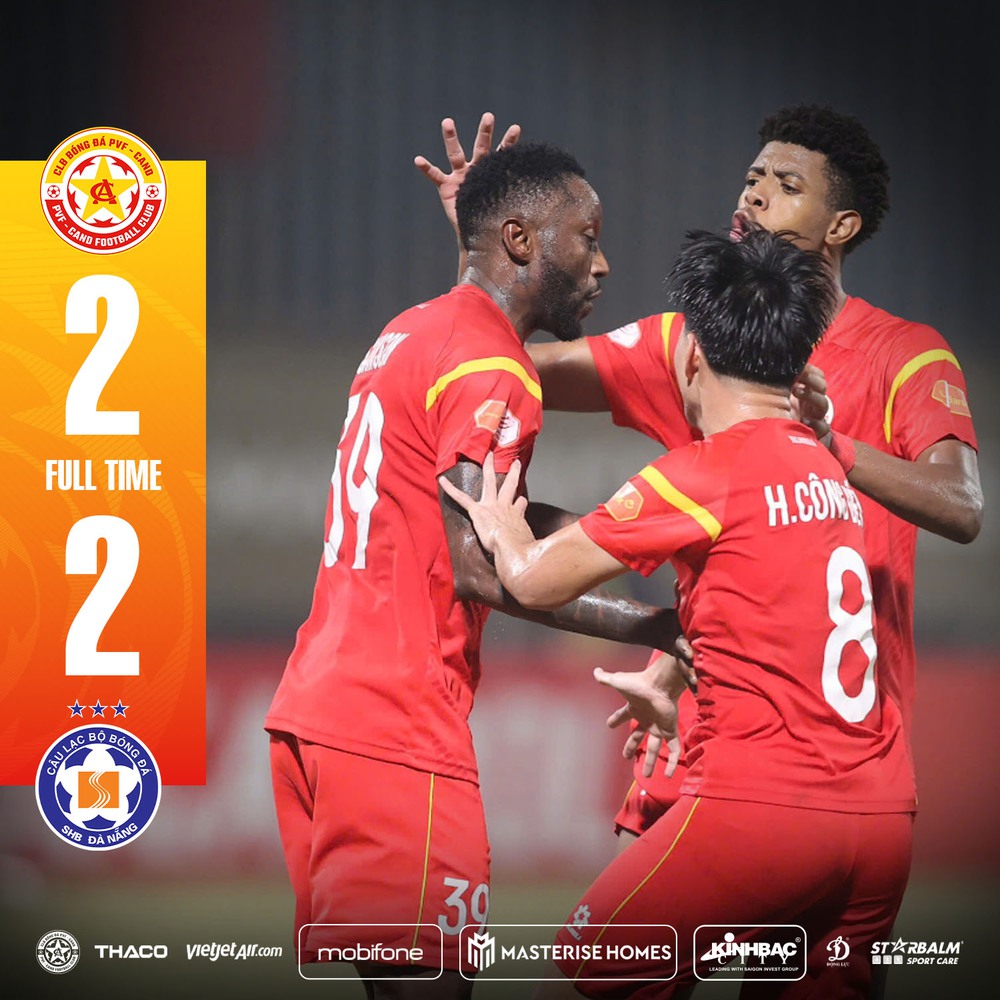 Kết quả V-League: Sao U23 Việt Nam tỏa sáng trong màu áo CLB Thanh Hóa; PVF-CAND chia điểm với SHB Đà Nẵng - Ảnh 2.