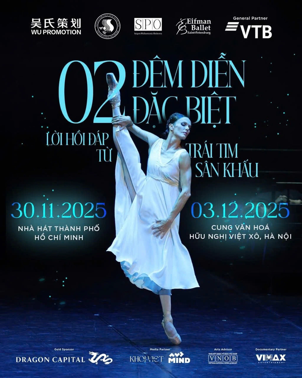 Thêm suất diễn đặc biệt Anna Karenina Ballet tại TP.HCM do 4.000 vé &quot;sold out&quot; chỉ sau hơn 2 tuần mở bán - Ảnh 1.