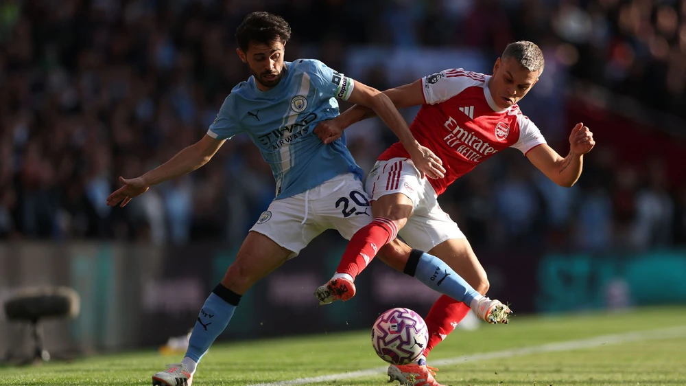 TRỰC TIẾP bóng đá Arsenal 0-1 Man City: Saka vào sân - Ảnh 5.