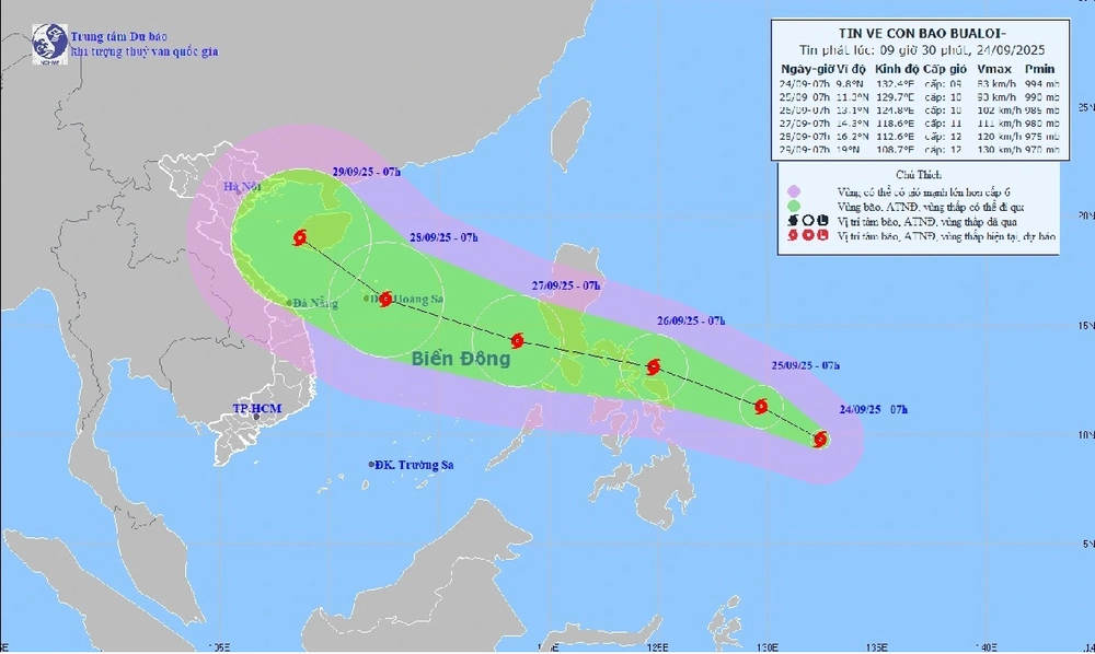 Các tỉnh từ Quảng Ninh đến An Giang chủ động ứng phó với bão BUALOI gần Biển Đông - Ảnh 1.