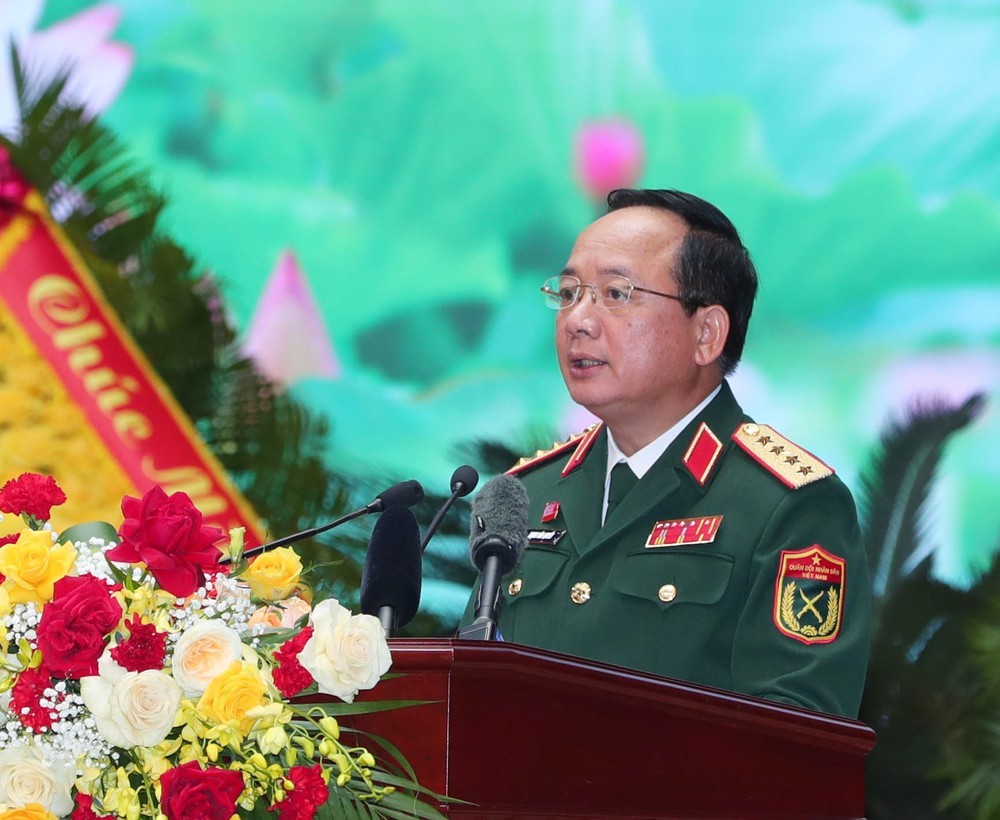 Tổng Bí thư Tô Lâm dự Đại hội Thi đua Quyết thắng toàn quân lần thứ XI giai đoạn 2020 - 2025 - Ảnh 4.