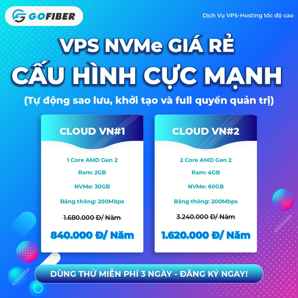 VPS giá rẻ Gofiber.vn - Bước đệm vững chắc cho cửa hàng online - Ảnh 3.