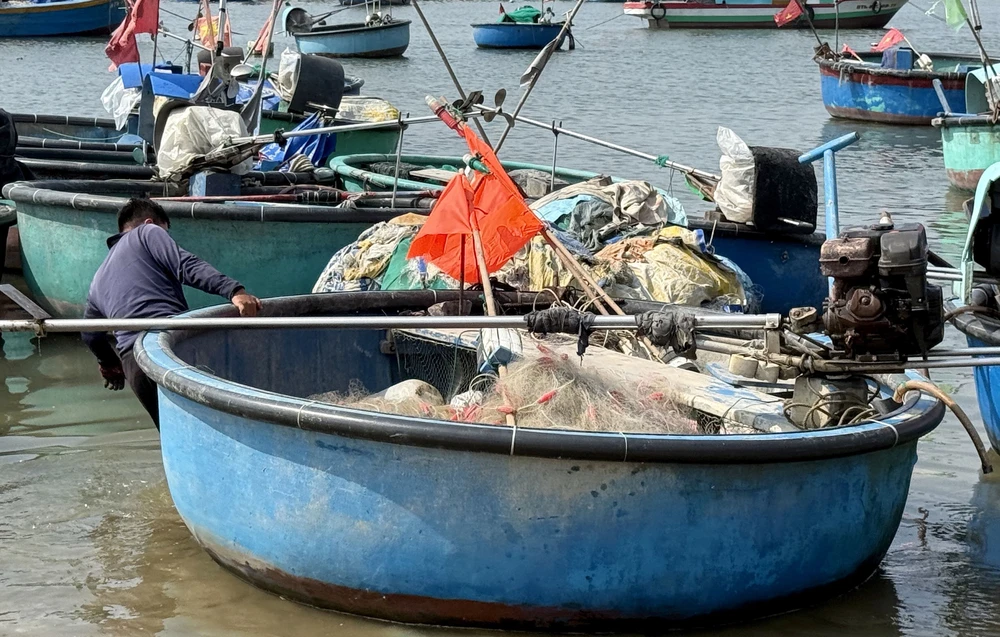 Bình yên làng nghề thuyền thúng ở Tiến Thành, tỉnh Lâm Đồng - Ảnh 3.