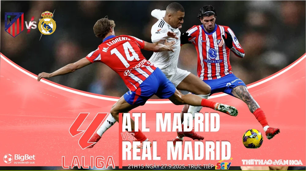 Nhận định, soi tỷ lệ Atletico Madrid vs Real Madrid 21h15 ngày 27/9, vòng 7 La Liga  - Ảnh 1.