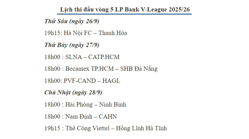 Link xem trực tiếp bóng đá Nam Định vs CAHN 18h00 hôm nay, V-League vòng 5 - Ảnh 3.