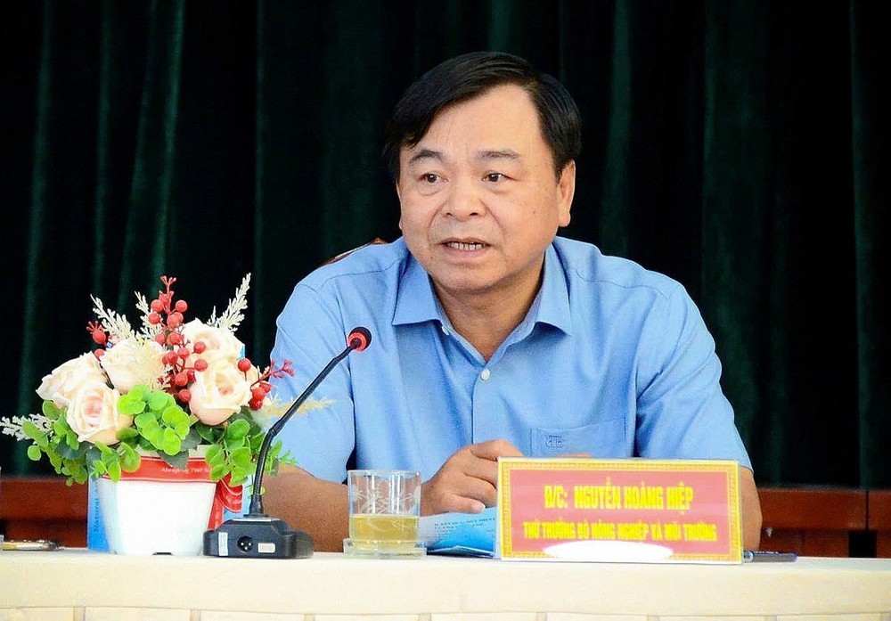 Thứ trưởng Nguyễn Hoàng Hiệp: Bão số 10 là cơn bão mạnh, chưa có yếu tố làm suy giảm cường độ - Ảnh 1.