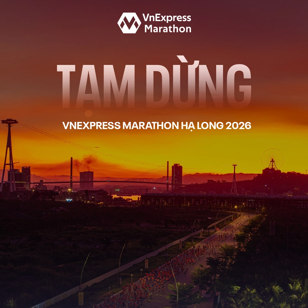 Giải marathon ở Hạ Long tạm dừng tổ chức
