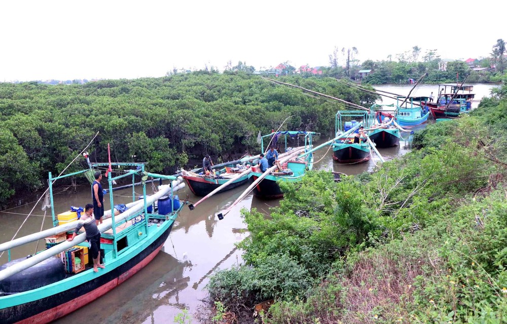 Ứng phó bão số 10: Hà Tĩnh cấm biển từ sáng 27/9 - Ảnh 1.