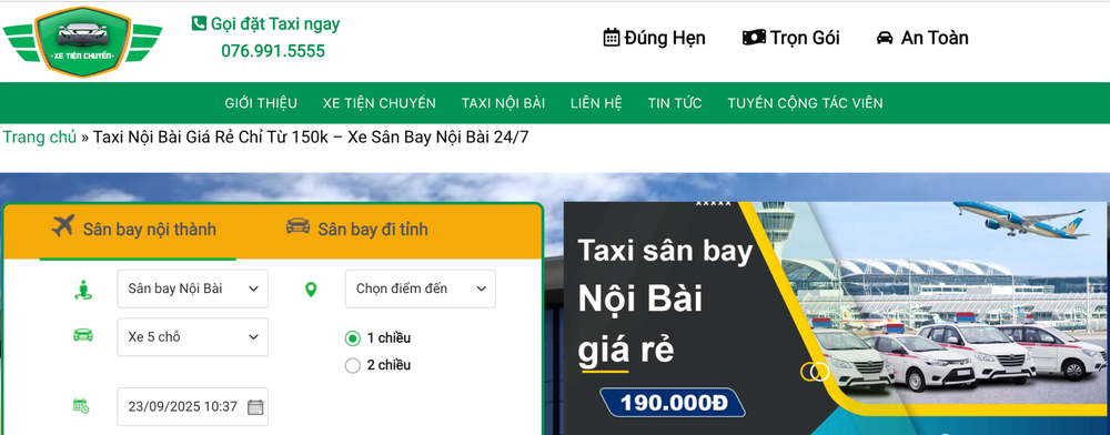 Nhà xe Hữu Quân - Dịch vụ taxi đi Nội Bài an toàn, uy tín hàng đầu - Ảnh 2.