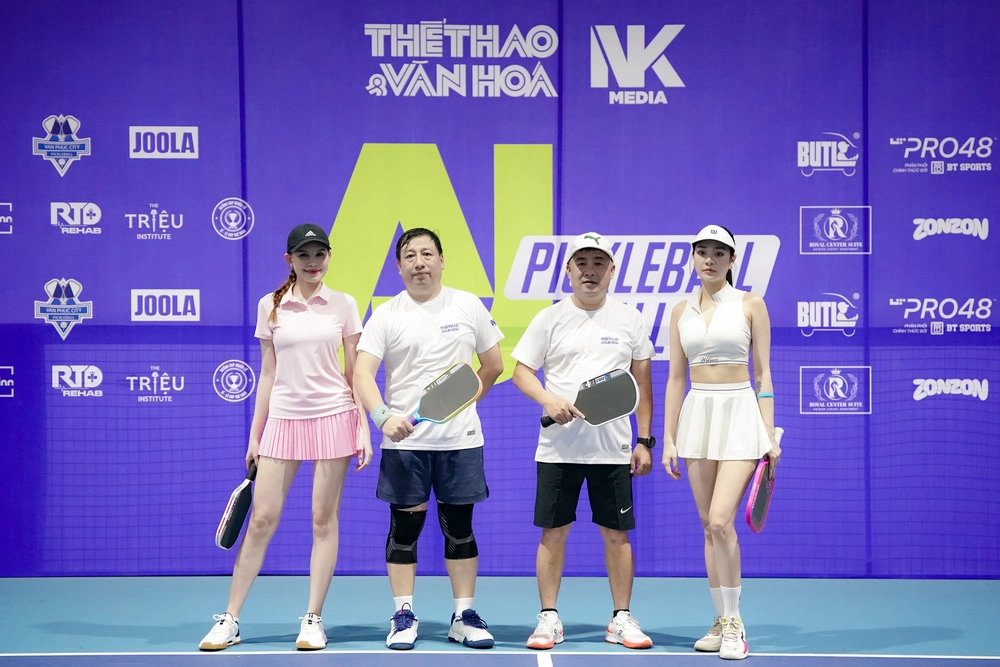 Hai ngôi sao gốc Việt hàng đầu châu Á cùng dàn sao showbiz Việt khuấy động Pickleball Clinic Rally Cup 2025 - Ảnh 6.