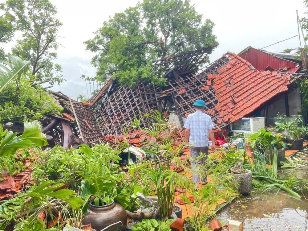 Hải Phòng: Bão số 10 khiến 9 người bị thương - Ảnh 1.