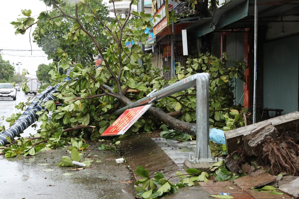 Bão số 10: Giông lốc và mưa bão khiến 27 người thương vong ở Ninh Bình - Ảnh 1.