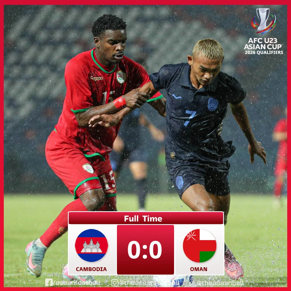 HLV Hà Lan cùng U23 Indonesia gây thất vọng khi bị Lào cầm hòa, Campuchia tạo bất ngờ trước đại diện Tây Á - Ảnh 2.