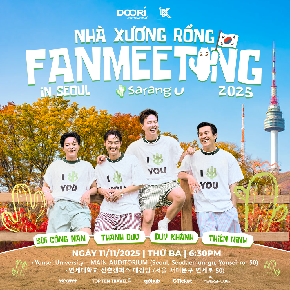 Nhà Xương Rồng tổ chức fan meeting tại Seoul Hàn Quốc - Ảnh 1.