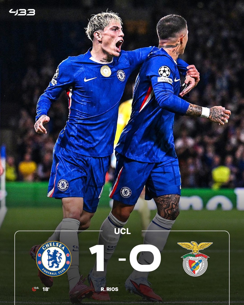 Garnacho góp phần khiến Mourinho nhận thất bại khi tái ngộ Chelsea ở Champions League - Ảnh 2.