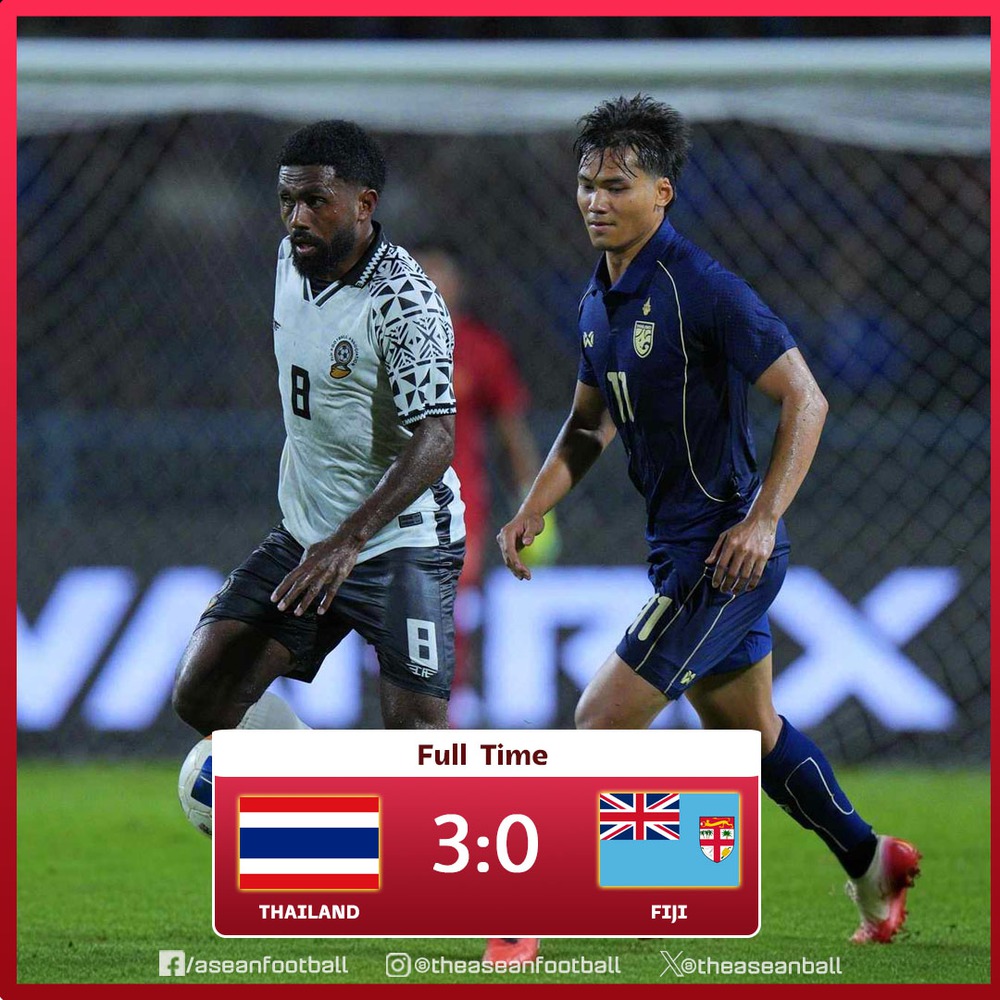 Tuyển Thái Lan Đánh Bại Fiji 3-0, Giành Quyền Vào Chung Kết King’s Cup 2025 - Ảnh 2. Tuyển Thái Lan Đánh Bại Fiji 3-0, Giành Quyền Vào Chung Kết King’s Cup 2025 - Ảnh 2.