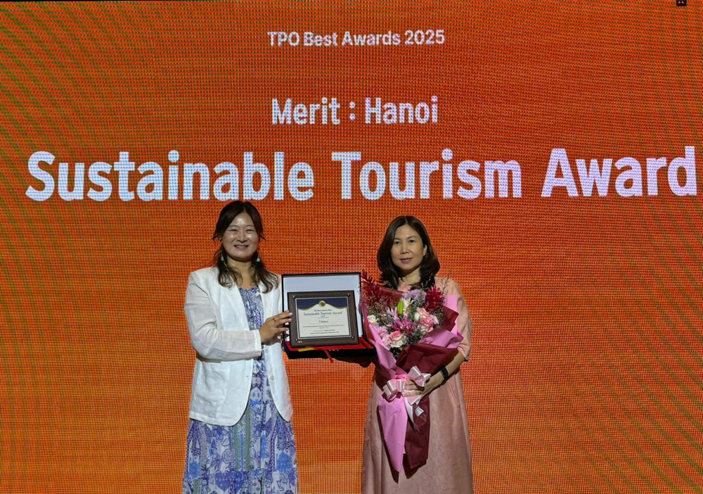 Hà Nội được vinh danh “Du lịch bền vững” tại Đại hội đồng TPO - Ảnh 1. Hà Nội được vinh danh “Du lịch bền vững” tại Đại hội đồng TPO - Ảnh 1.