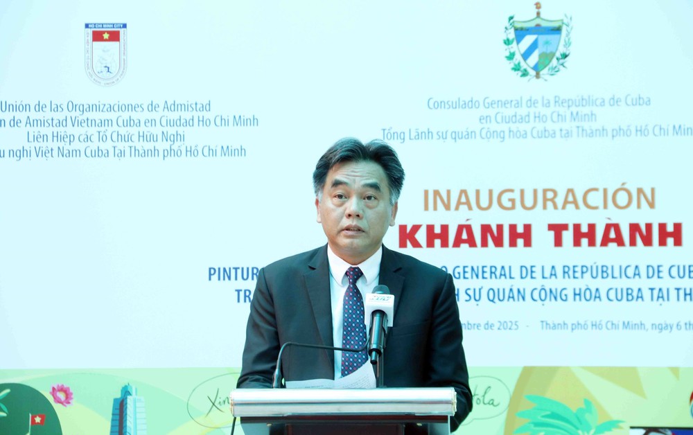 Khánh thành tranh tường cổ động tình hữu nghị Việt Nam - Cuba - Ảnh 6.