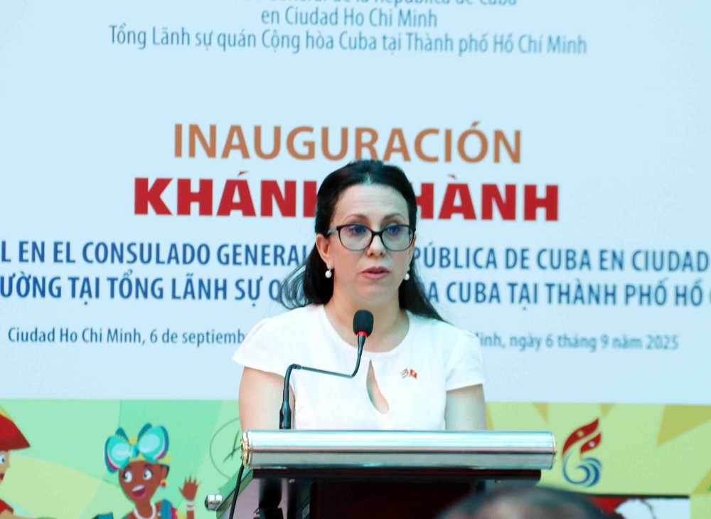Khánh thành tranh tường cổ động tình hữu nghị Việt Nam - Cuba - Ảnh 5.