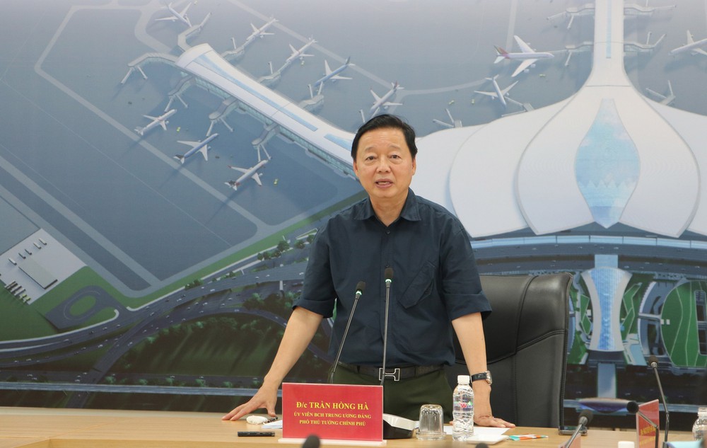 Phó Thủ tướng Trần Hồng Hà: Tập trung cao độ thi công hạng mục trọng yếu tại sân bay Long Thành - Ảnh 1.