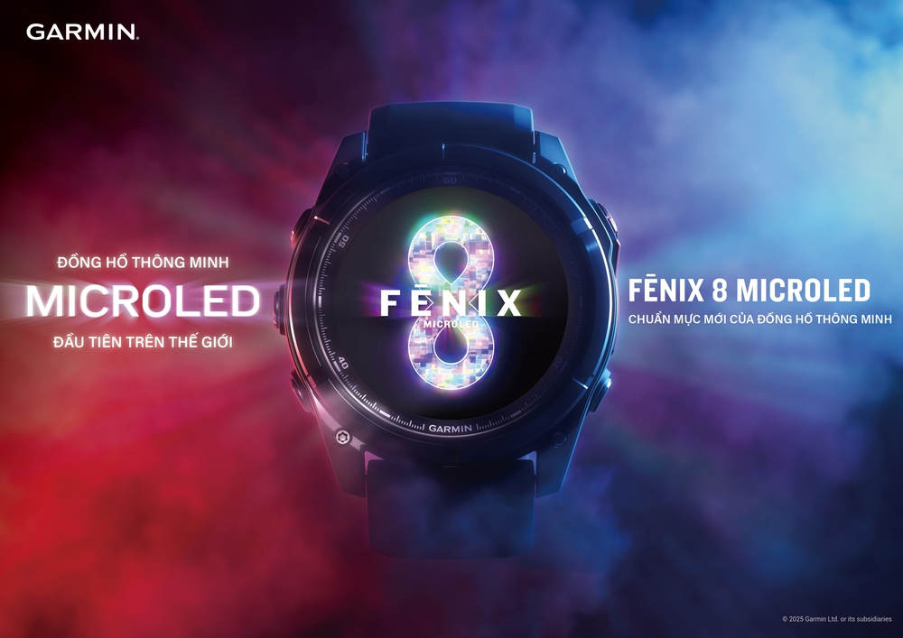 Garmin ra mắt fēnix 8 MicroLED – chuẩn mực mới cho smartwatch thể thao cao cấp - Ảnh 1.
