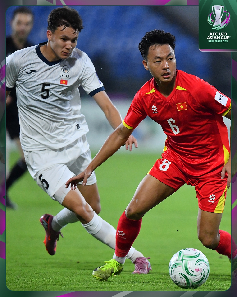 Thái Sơn được AFC gọi tên, vinh danh hay nhất trận thắng Kyrgyzstan - Ảnh 1.