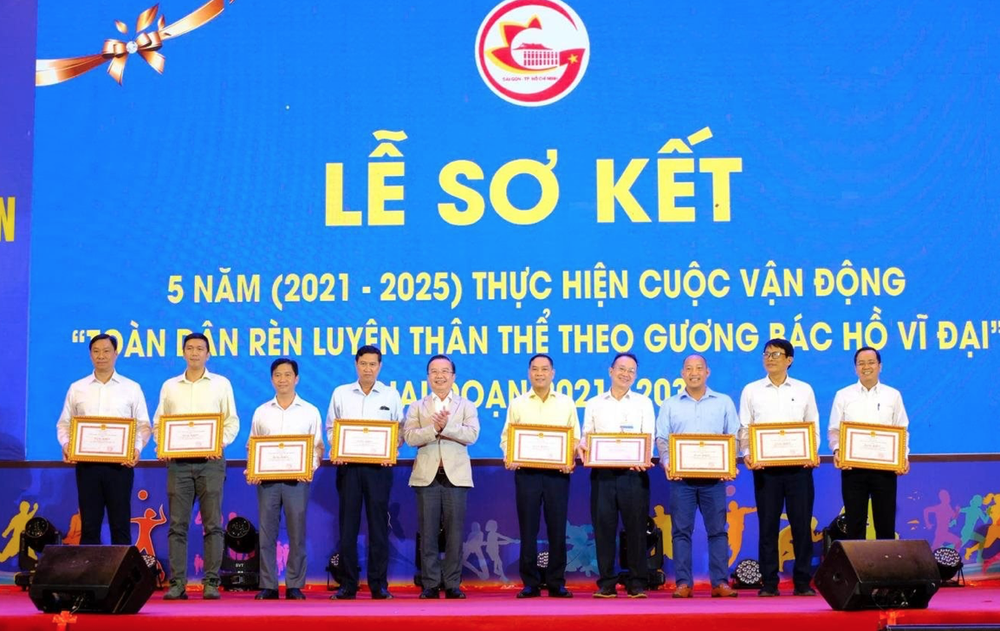 Thể thao TP.HCM tạo dấu ấn sau 5 năm thực hiện Cuộc vận động "Toàn dân rèn luyện thân thể theo gương Bác Hồ vĩ đại" - Ảnh 2.