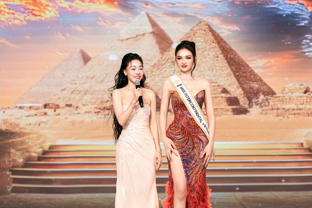 Á hậu Thu Ngân nhận sash Miss Intercontinental Vietnam 2025 - Ảnh 4.