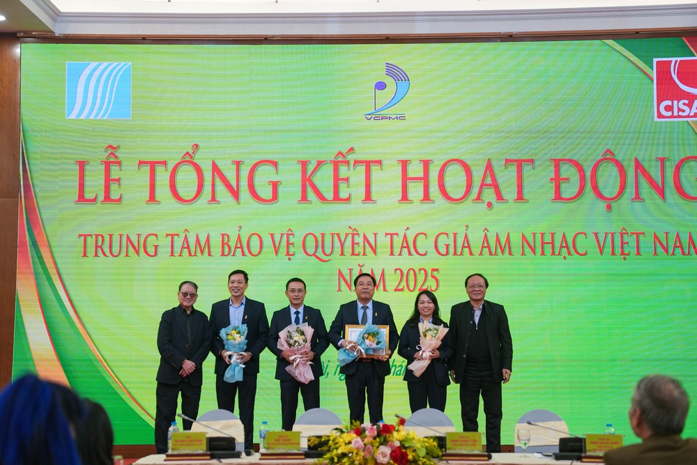 Trong năm 2025, doanh thu bản quyền tác giả âm nhạc của VCPMC là hơn 424 tỉ đồng đạt hơn 424 tỷ đồng (Ảnh: VCPMC)