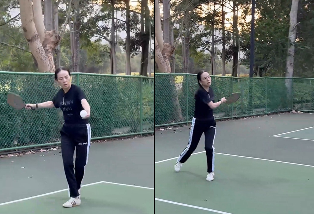 Madam Pang gây sốt khi chơi pickleball sau khi Thái Lan chính thức công nhận môn thể thao này - Ảnh 2.
