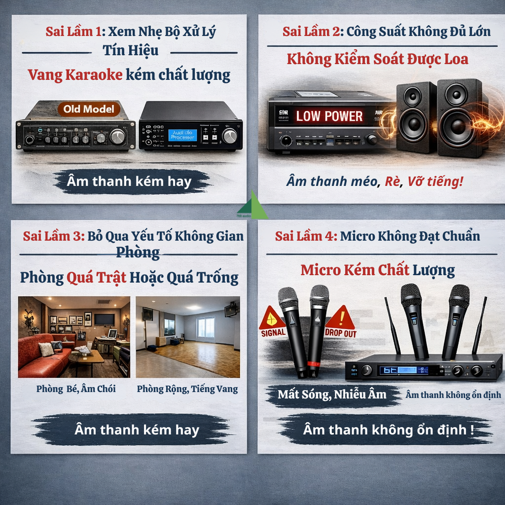 Những sai lầm phổ biến khiến dàn karaoke hát như “loa kẹo kéo” - Ảnh 1. Những sai lầm phổ biến khiến dàn karaoke hát như “loa kẹo kéo” - Ảnh 1.