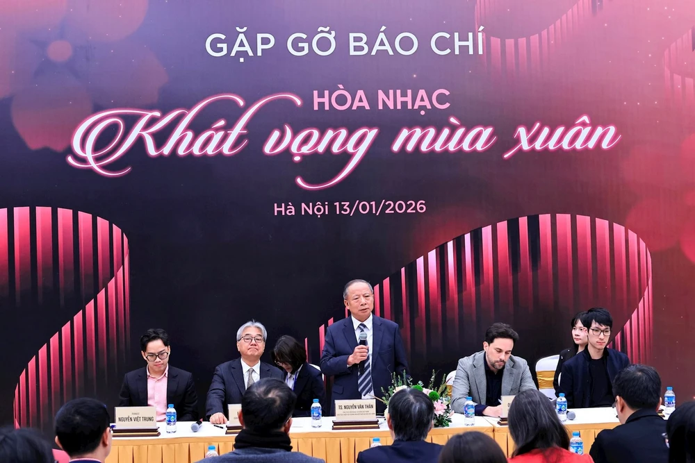 “Khát vọng mùa Xuân”: Hòa nhạc hàn lâm lan tỏa tinh thần hội nhập và bản sắc Việt - Ảnh 1. “Khát vọng mùa Xuân”: Hòa nhạc hàn lâm lan tỏa tinh thần hội nhập và bản sắc Việt - Ảnh 1.