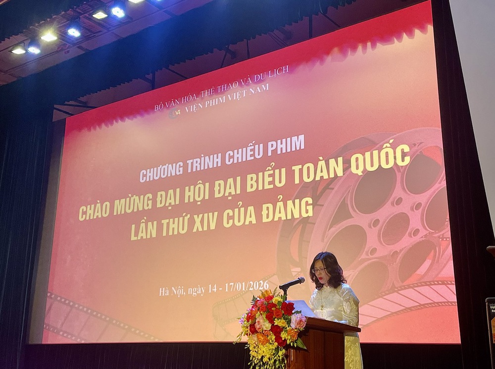 Khai mạc Chương trình chiếu phim chào mừng Đại hội đại biểu toàn quốc lần thứ XIV của Đảng - Ảnh 1.