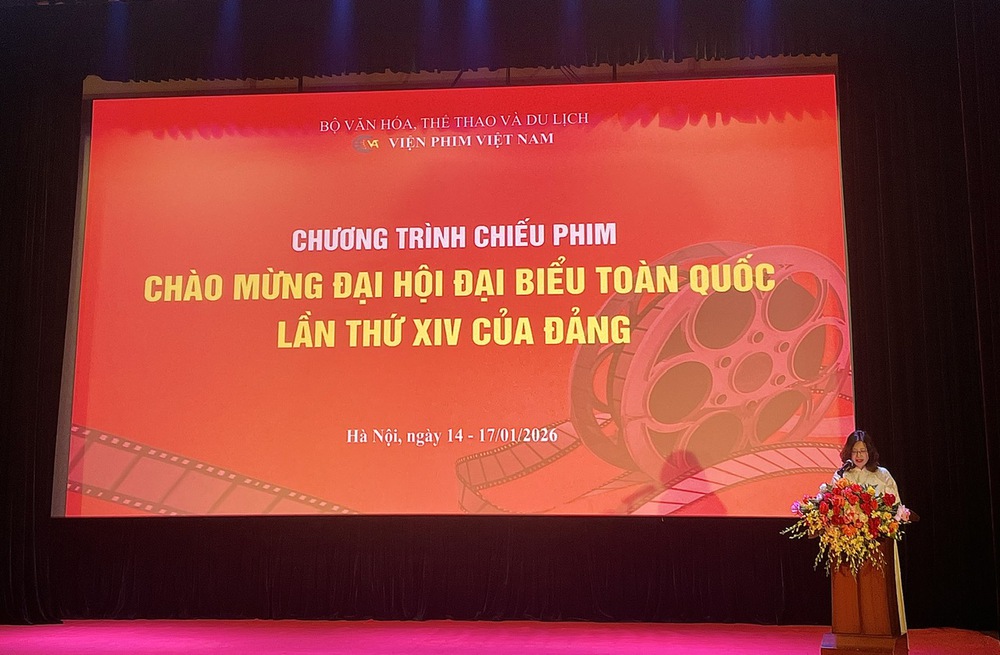 Khai mạc Chương trình chiếu phim chào mừng Đại hội đại biểu toàn quốc lần thứ XIV của Đảng - Ảnh 2.