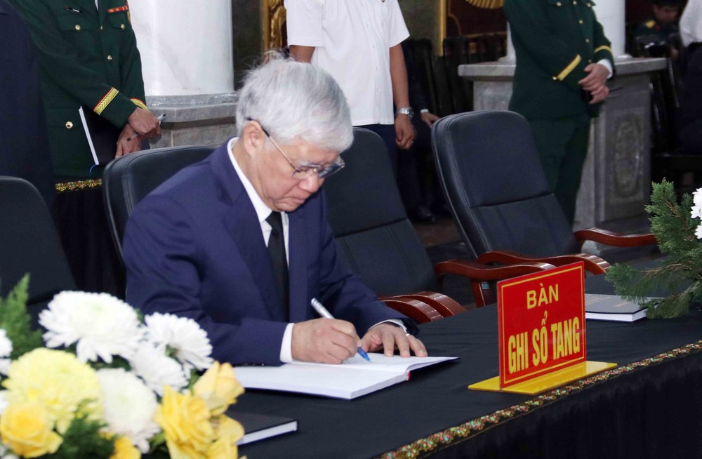 Lễ tang cấp nhà nước Đại tướng, Anh hùng lực lượng vũ trang nhân dân Lê Văn Dũng - Ảnh 4.