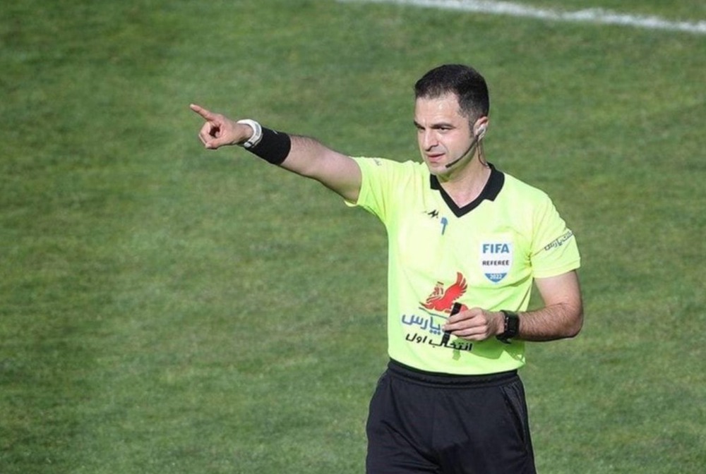 'Vua thẻ' người Iran cầm còi trận tứ kết U23 Việt Nam - U23 UAE - Ảnh 1. 'Vua thẻ' người Iran cầm còi trận tứ kết U23 Việt Nam - U23 UAE - Ảnh 1.