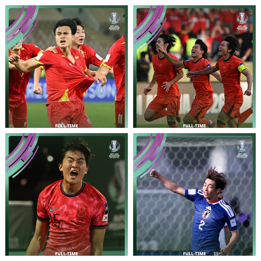 Xác định 4 đội vào bán kết U23 châu Á 2026: 2 cặp đấu lộ diện sau loạt trận kịch tính - Ảnh 2.