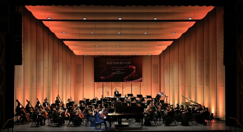 Đại hội XIV của Đảng: Trọn vẹn cảm xúc với hành trình âm nhạc trong chương trình “Khát vọng mùa Xuân” - Ảnh 1.